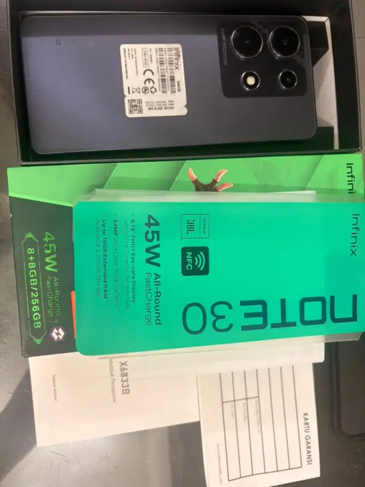 Infinix Note 30 kondisi 95% ok
