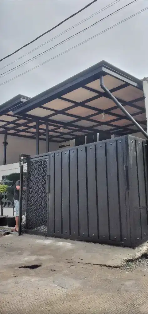 pagar gerbang elegan