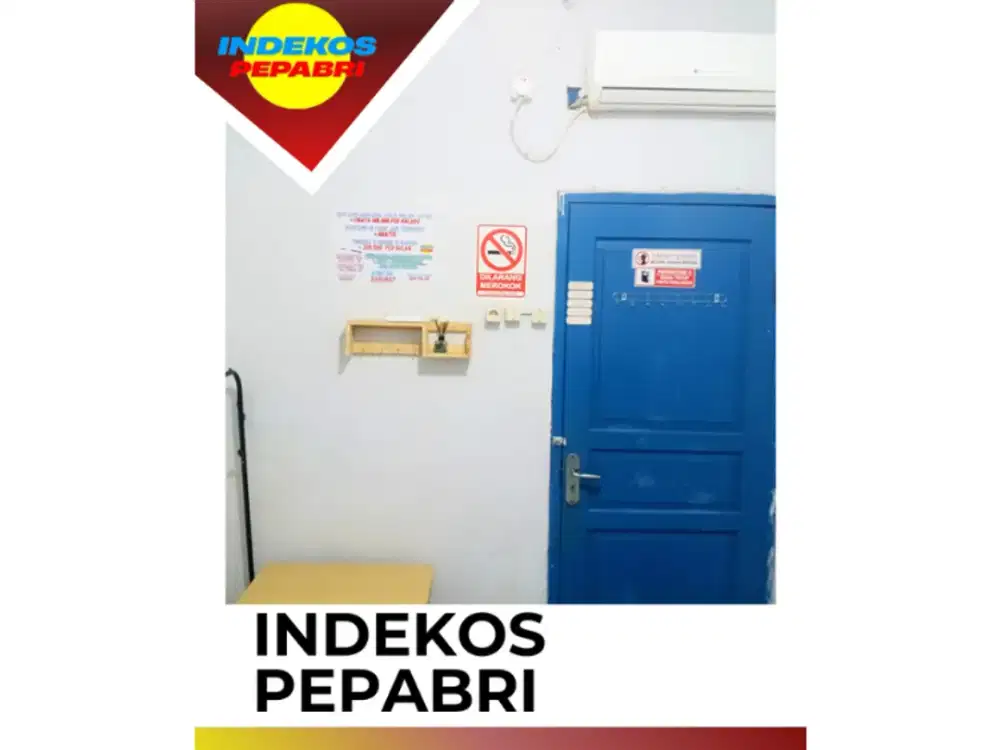 Kamar kosan kunciran jalan Pepabri raya alam sutera lengkap + AC free wifi termurah tangerang kost campur
