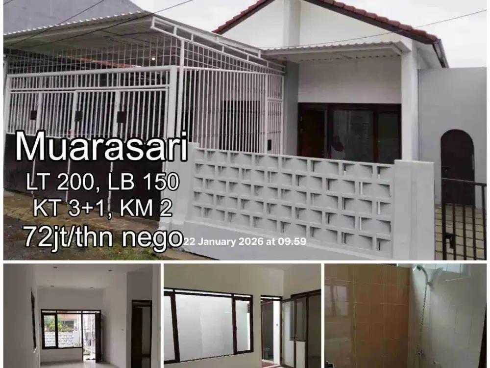 Rumah di Muarasari Baru Renov Total 2026