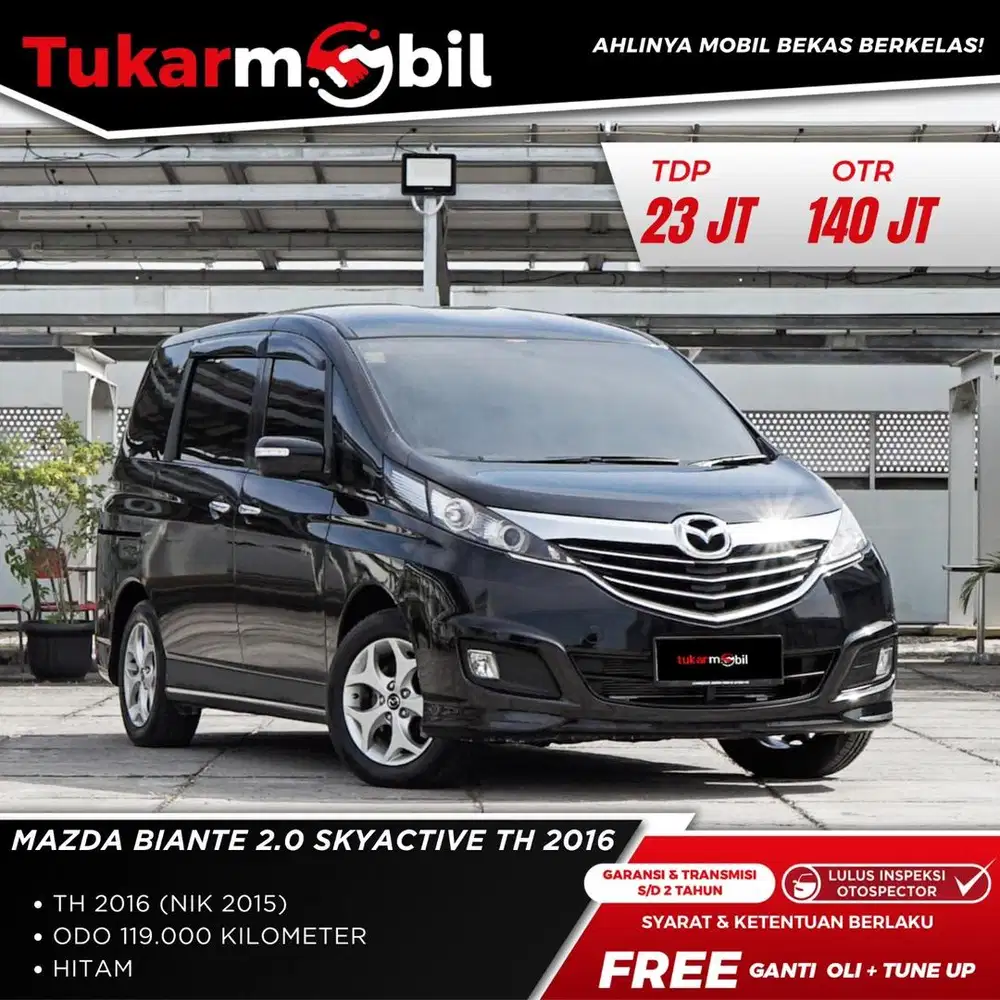 [BERGARANSI] MAZDA BIANTE 2.0 SKYACTIVE MATIC TAHUN 2015/2016 GENAP
