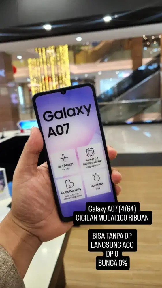 Galaxy A07 (4/64) 
CICILAN MULAI 100 RIBUAN