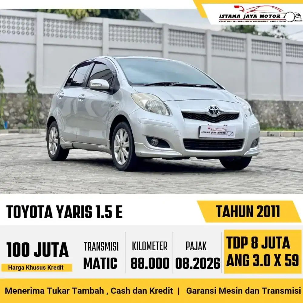 Toyota Yaris E AT th 2011 #istana jaya motor