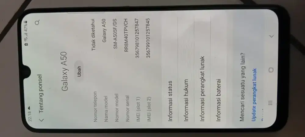 SAMSUNG A50 4/64 mulus