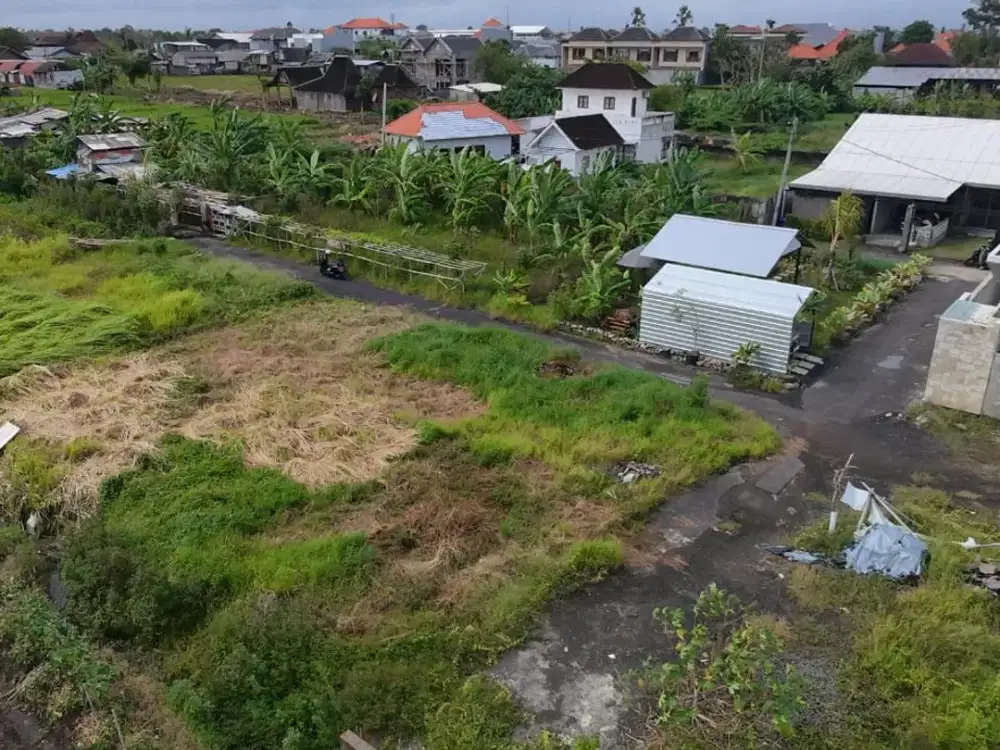 Jual Tanah View Sawah Lokasi Jalan Gunung Salak Padangsambian Kelod Denpasar Barat Bali. Dekat Ke Teuku Umar Barat, Kuta