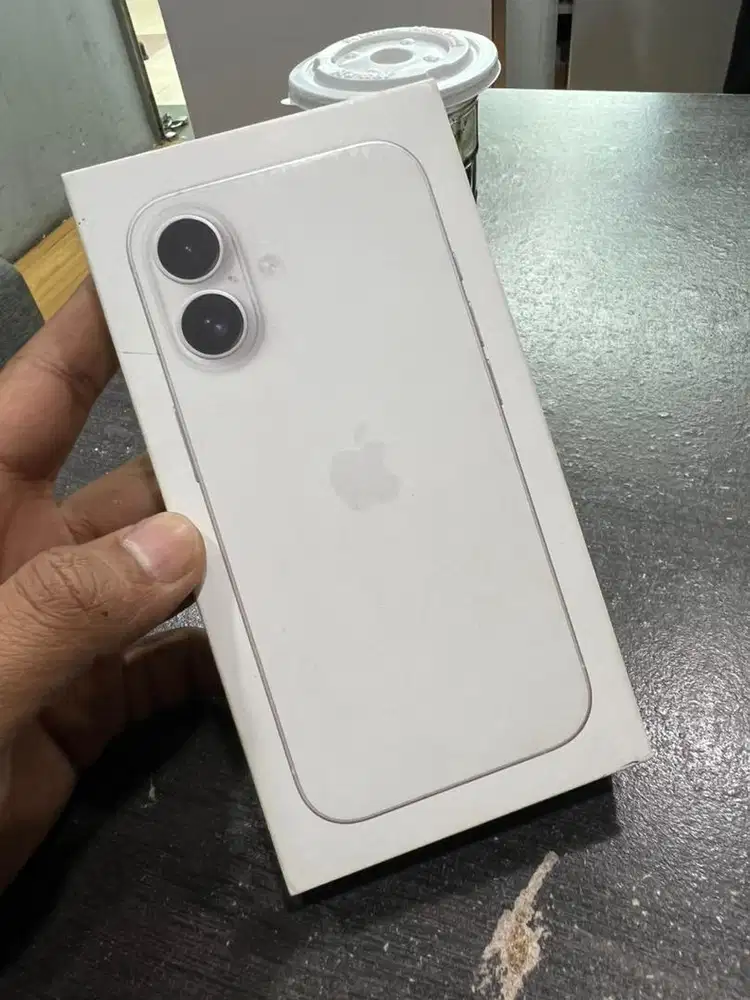 New iPhone 16 128gb Putih iBox