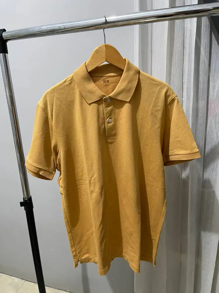 Polo shirt Uniqlo mustard size XL original 100%