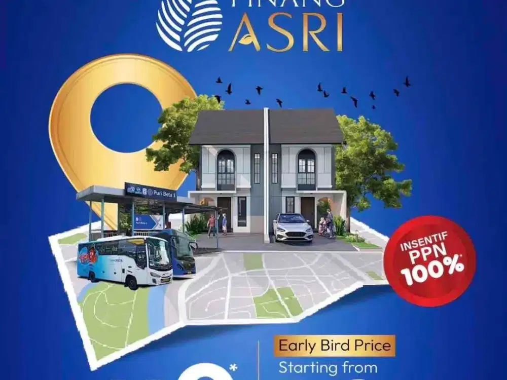 Dijual Rumah 2 Lantai Cluster Terbaru Graha Raya