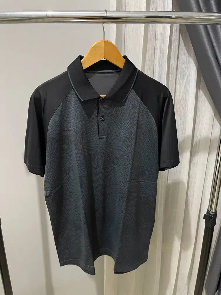 Polo shirt Uniqlo dry ex grey black size XL original 100%