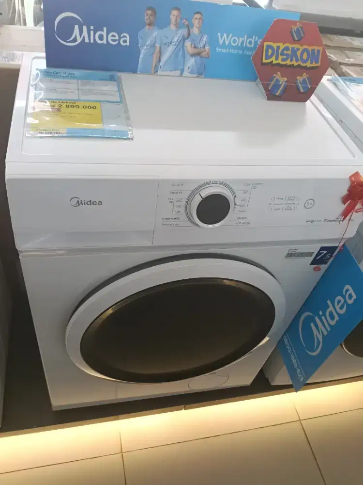 MESIN CUCI MIDEA 7,5 KG