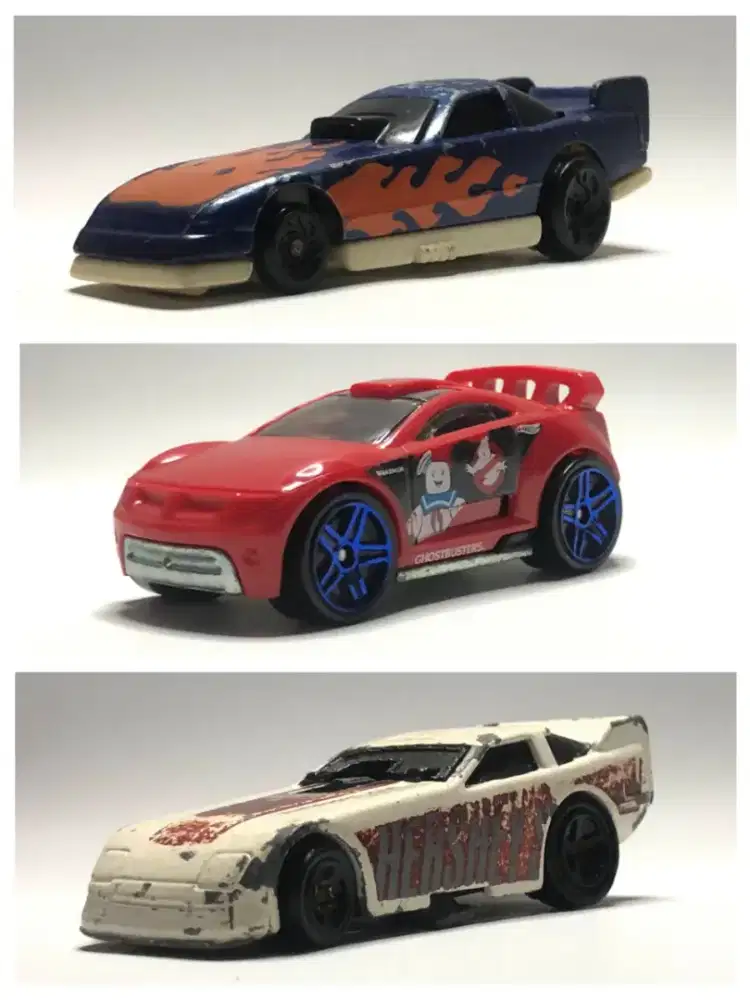 Hot Wheels Ford Probe Funny Car McDonalds Drift Tech Ghostbusters Set