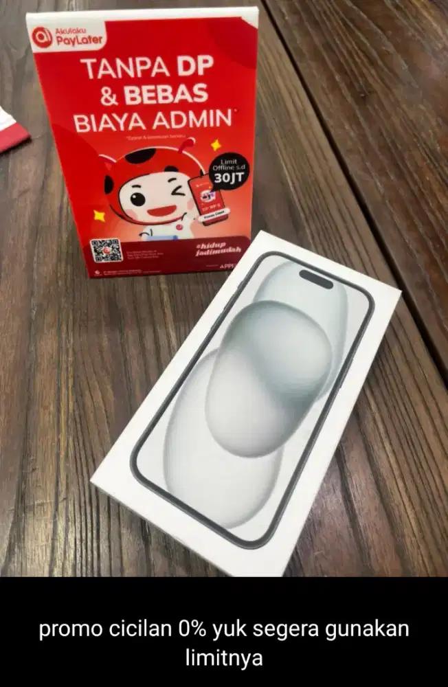 iPhone 15 CICILAN TANPA DP , BUNGA RINGAN