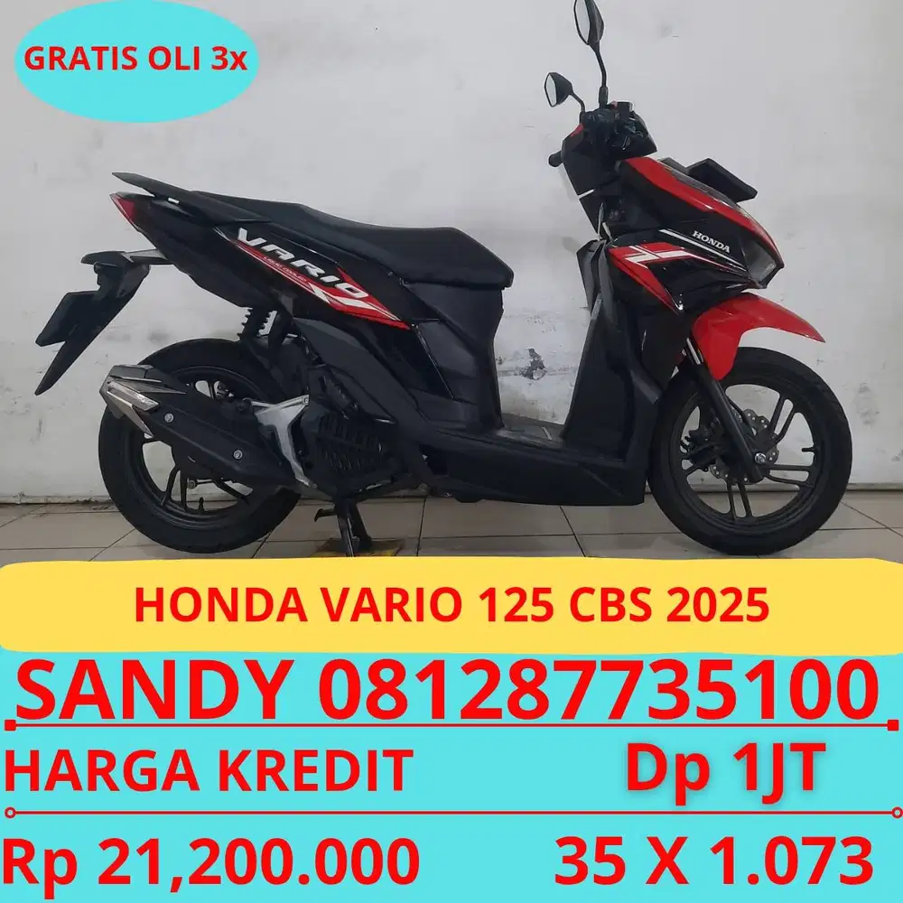 HONDA VARIO 125 CBS 2021 DP MURAH 1 JUTA GUYSS