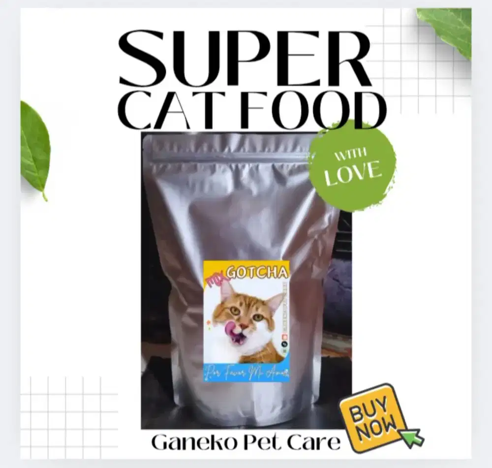 1KG PAKAN MAKANAN KUCING PENGGEMUK PERSIA REKOMENDASI CAT FOOD