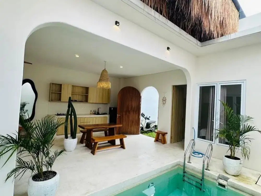 Villa Modern Disewakan Jangka Panjang 18 Th, di Sanur, Denpasar Area