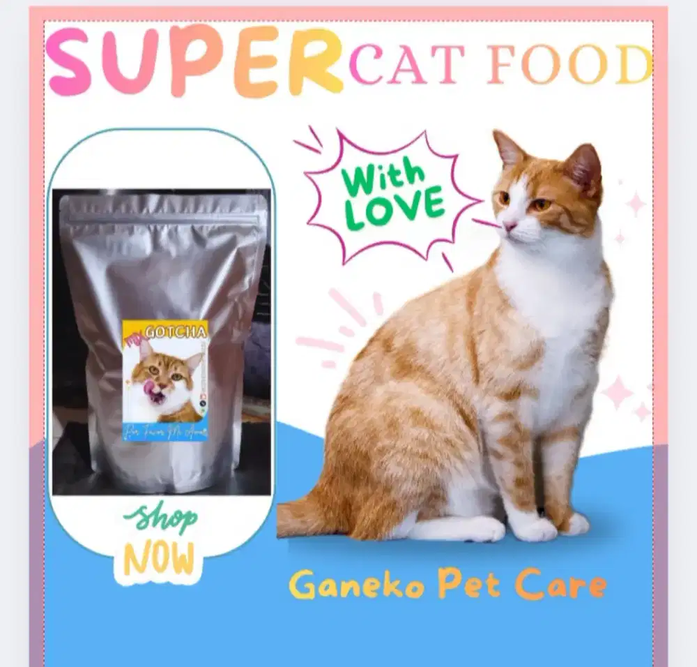 1KG PAKAN MAKANAN PENGGEMUK KUCING CAT FOOD LARIS REKOMENDASI PERSIA