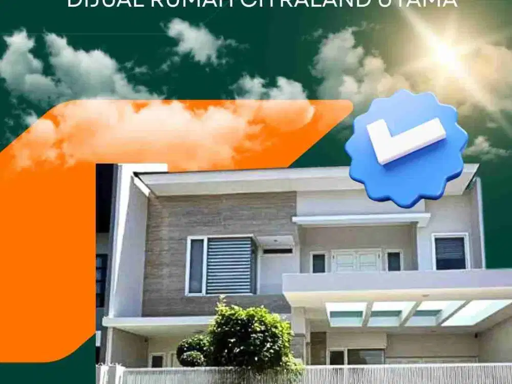 Rumah siap huni Citraland Utama dekat club House Citraland