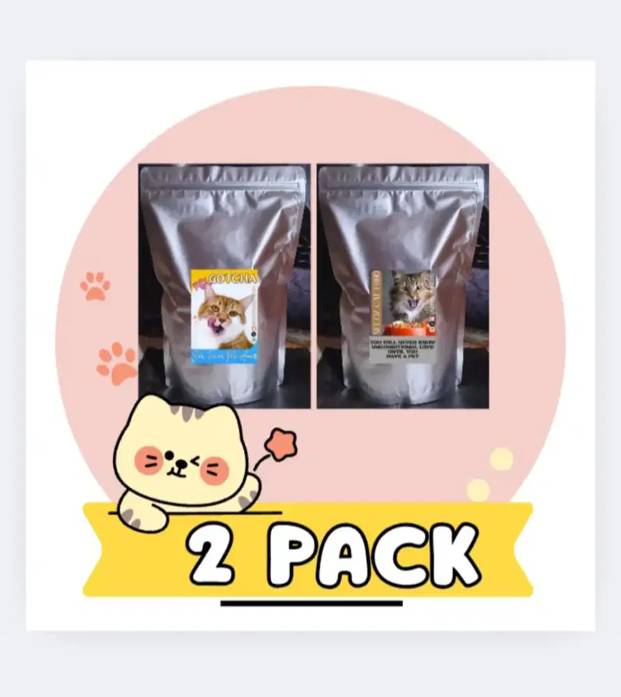 2KG PAKAN MAKANAN KUCING PENGGEMUK PERSIA REKOMENDASI CAT FOOD