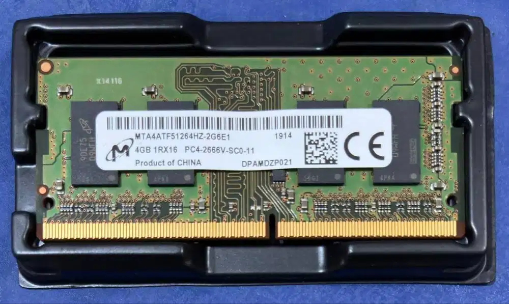 Micron SODIMM Memory DDR4 4GB PC4-2666V (2 unit)