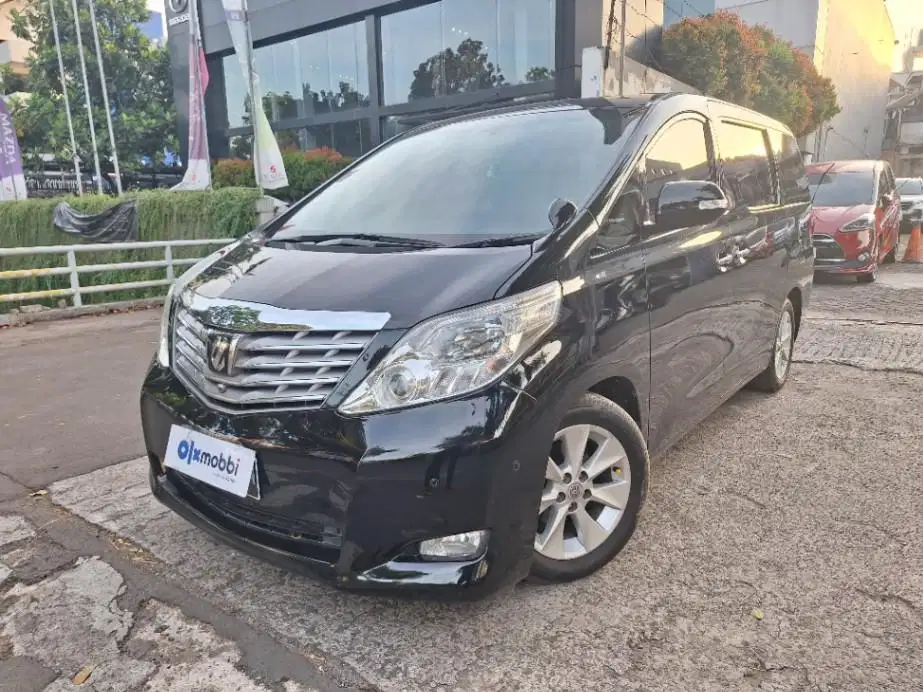 DP MURAH Toyota Alphard 2.4 Bensin-AT 2010 Hitam C7HYA