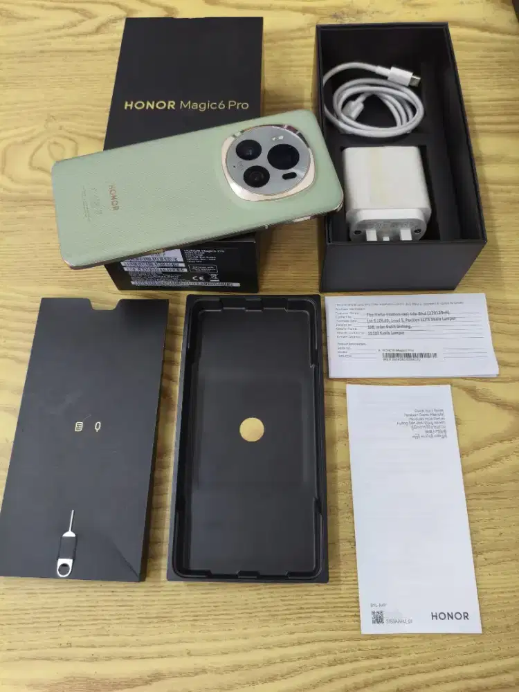 Honor Magic 6 pro 5G ram 12 internal 512 fulset ori inter Beacukai