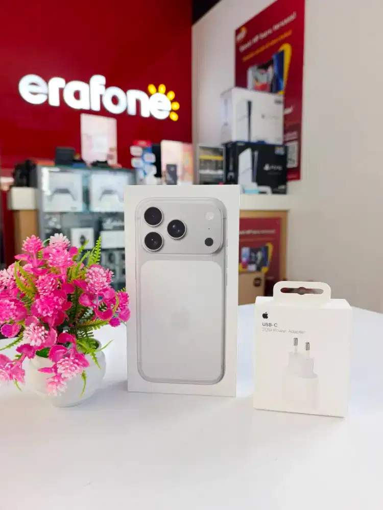 Ready limited edition Iphone 17 pro/pro max silver bisa tukar tambah