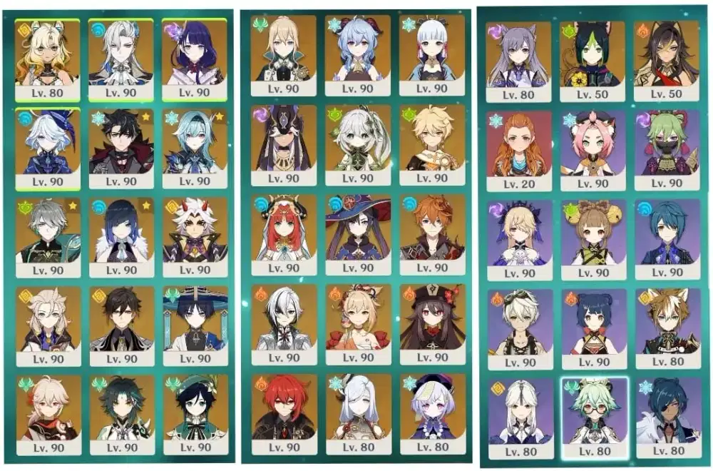 Akun Genshin Impact Pribadi ASIA Server