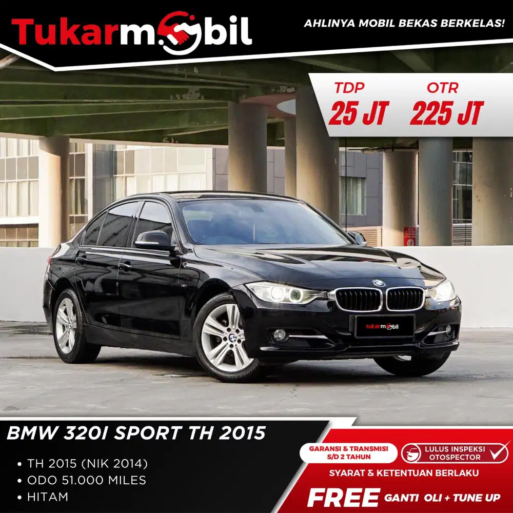 BMW 320i Sport thn 2015 plat genap
