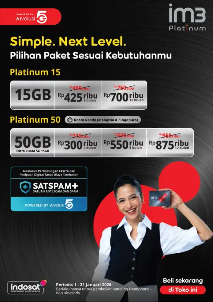 Indosat platinum