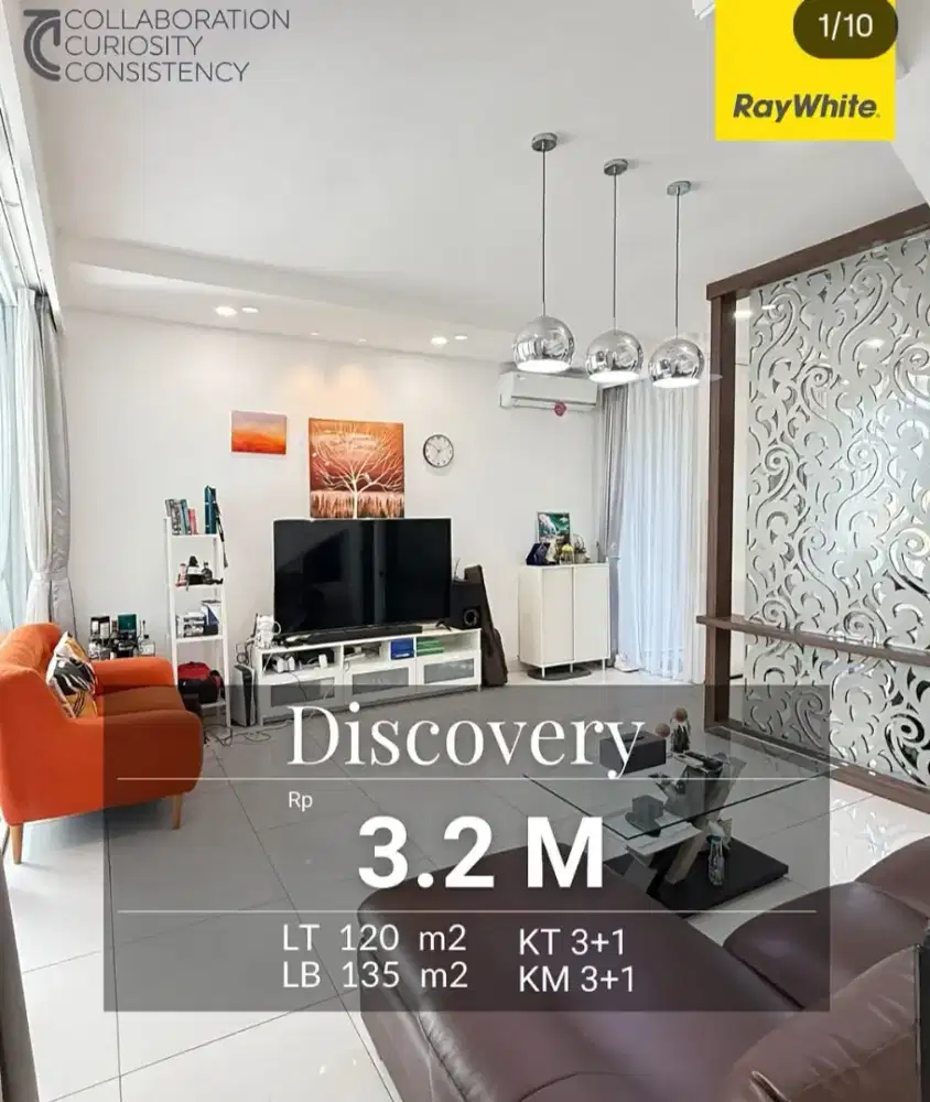 Best Deal! Rumah Bagus Rapi Discovery Bintaro Sektor 9