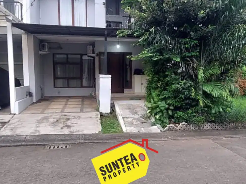 Rumah Siap Huni Posisi Hook dan Depan Taman di Emerald Town House BIntaro
