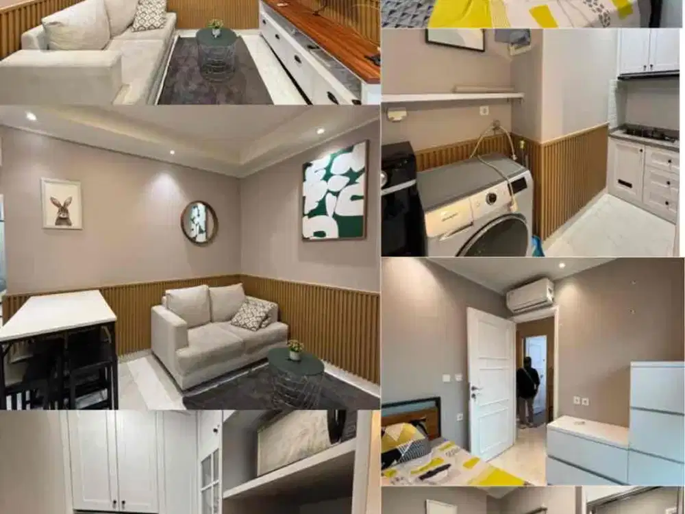 Disewakan apartemen city home MOI 2 kamar full furnish tahunan bulanan