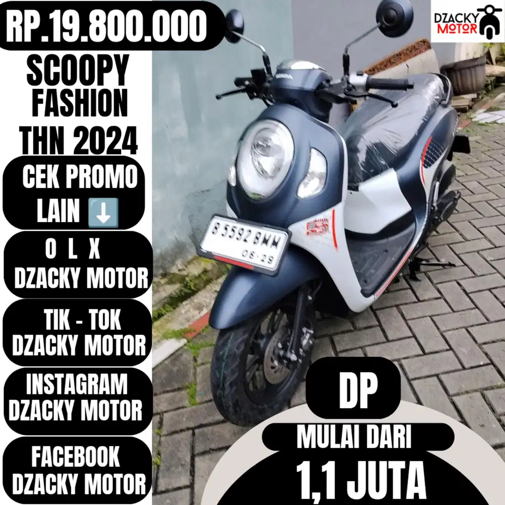 SCOOPY FASHION 2024 SECOND LIKE NEW