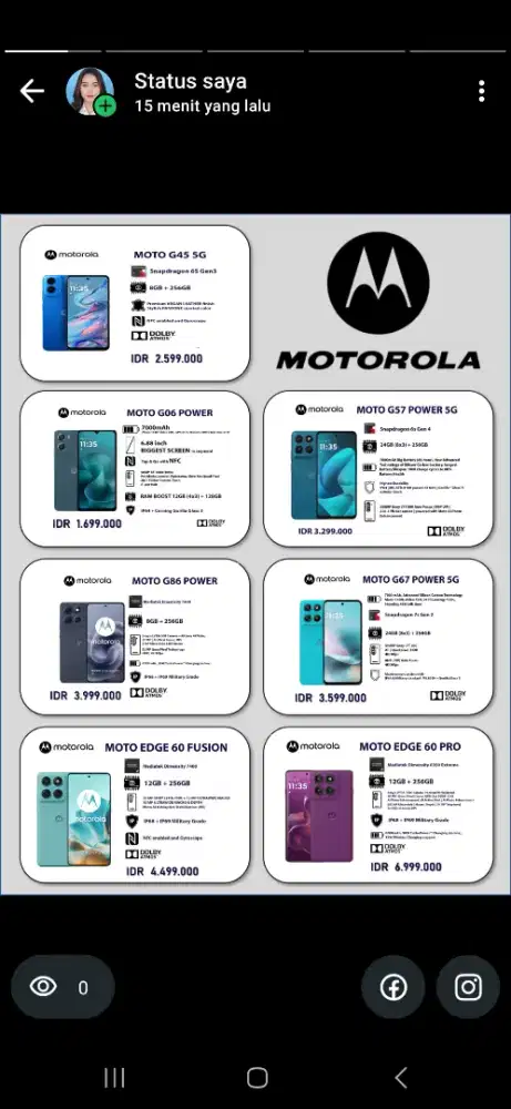 MOTOROLA G67 POWER CASHBACK 300K