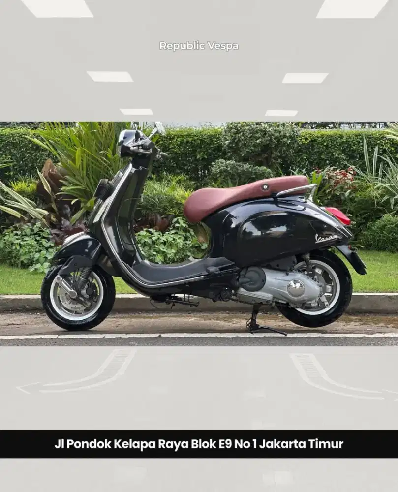 TERMURAH VESPA PRIMAVERA 150 3V ie TH 2014 WARNA HITAM