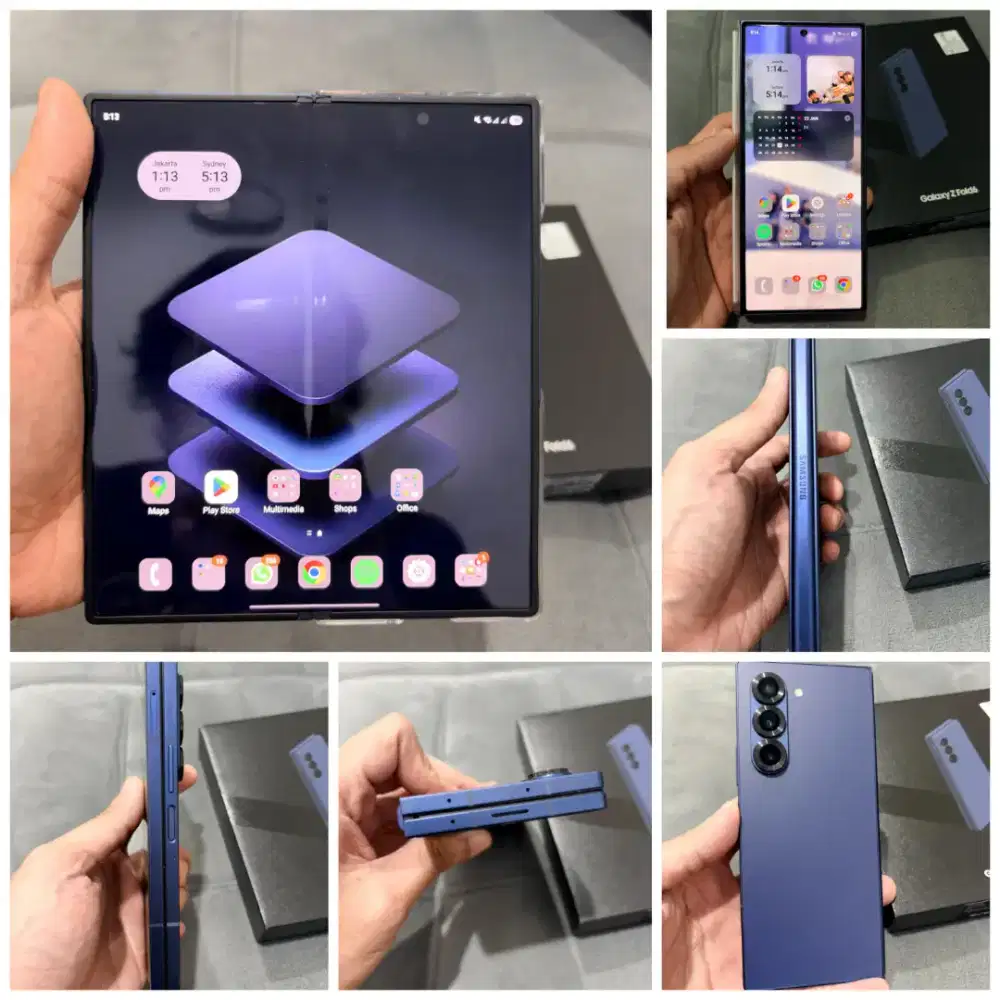 Samsung fold 6 navy 12/256gb