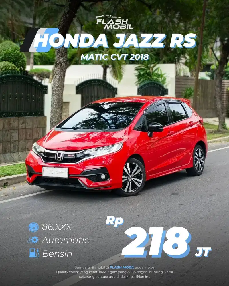HONDA JAZZ RS CVT 2018