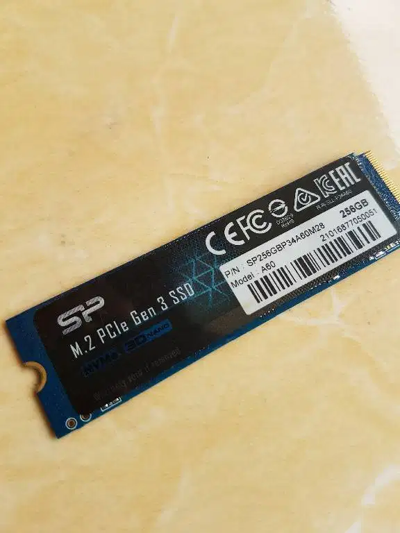 Nvme SSD SP 256gb Sehat