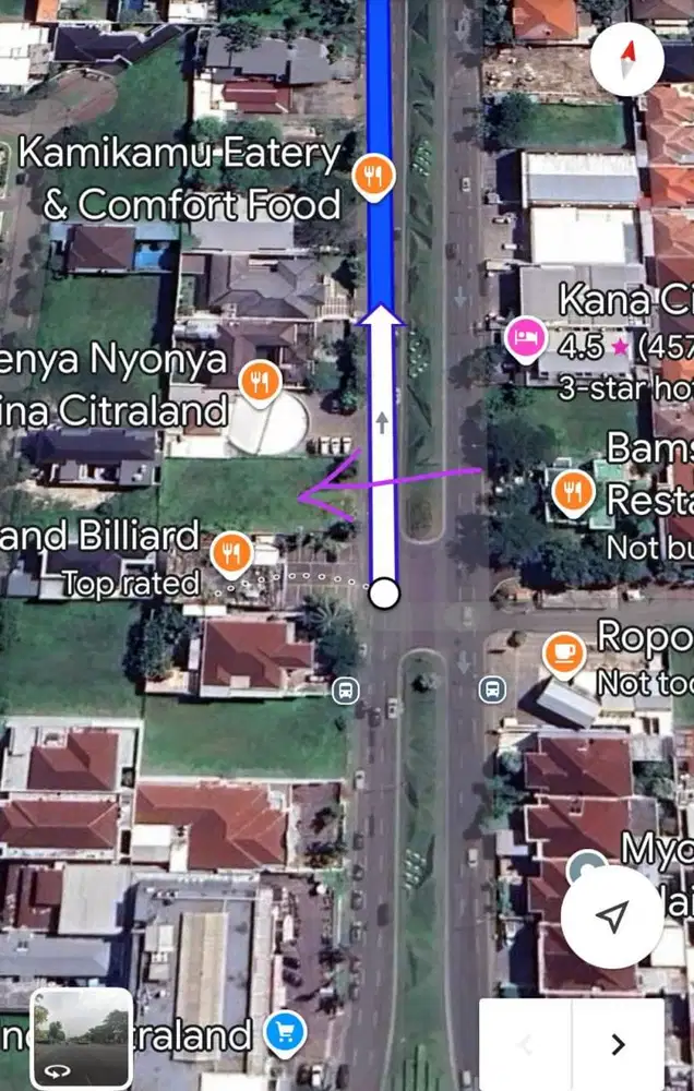 Dijual Tanah di Raya Telaga Utama Citraland (FF)