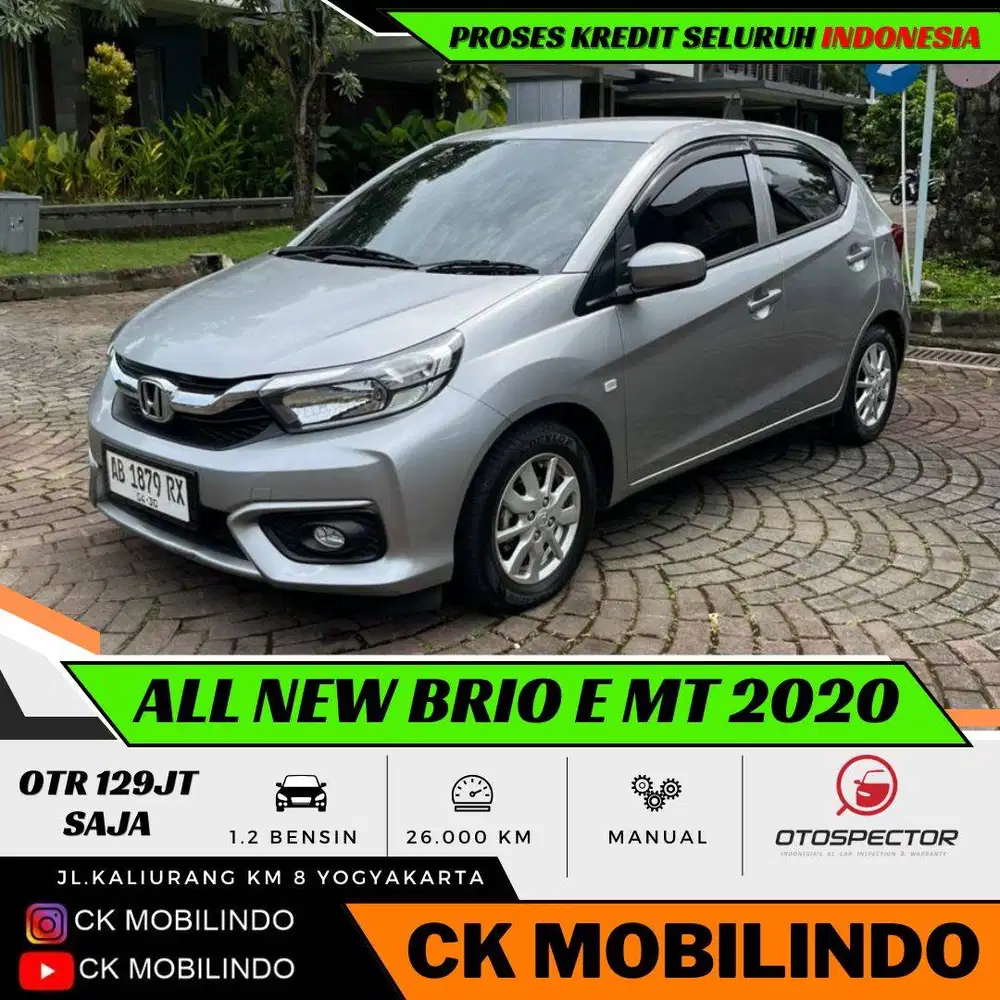 Honda All New Brio E Manual 2020 Plat AB ANTIK DP Minim Jazz