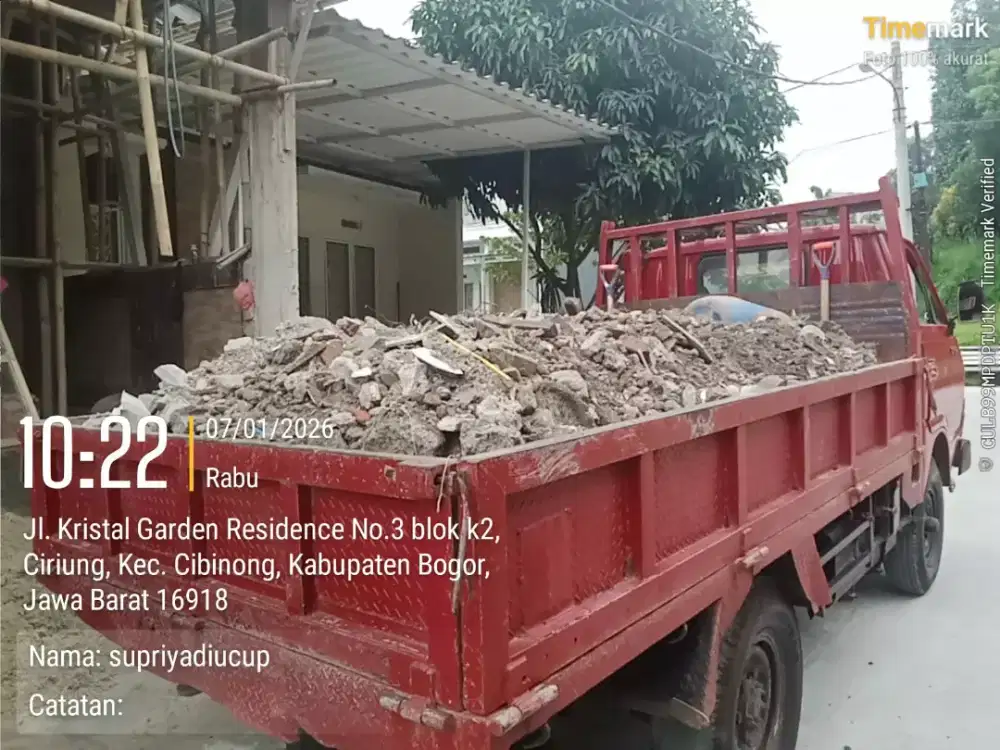 jasa angkut puing bangunan