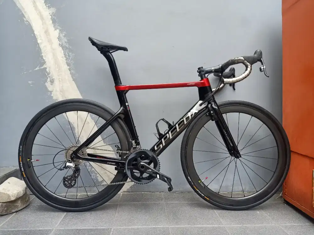 Sepeda balap roadbike speedx leopard size l
