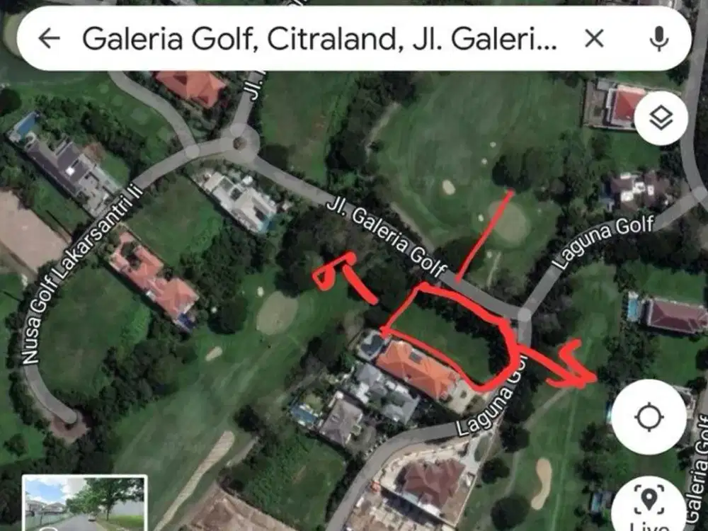 Super Langka Kavling Citraland Nusa Golf, Siap Bangun