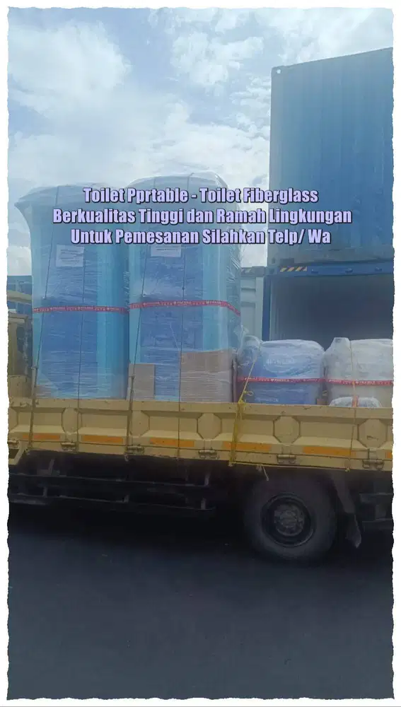 Toilet Portable,  Toilet Outdoor, WC Portable,Praktis Mudah Dipindahka