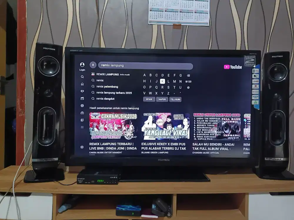 Tv led 40 in Polytron cinemax bisa YouTube