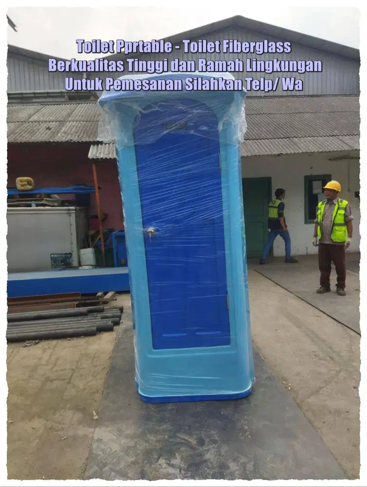 Toilet Outdoor, WC Portable, Toilet Modern Mudah Dipindahkan Ready Sto