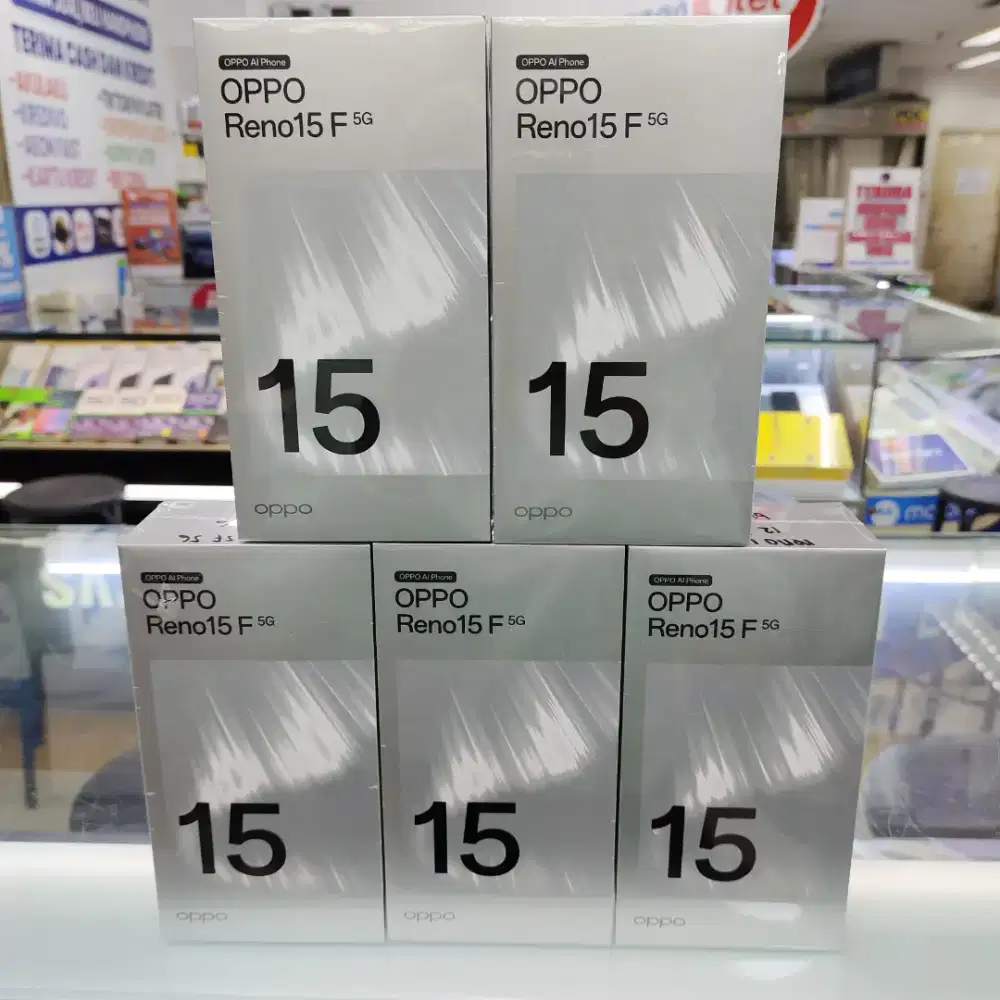 Oppo Reno 15F 5G ram 8gb+8gb/256gb baru garansi resmi harga Promo