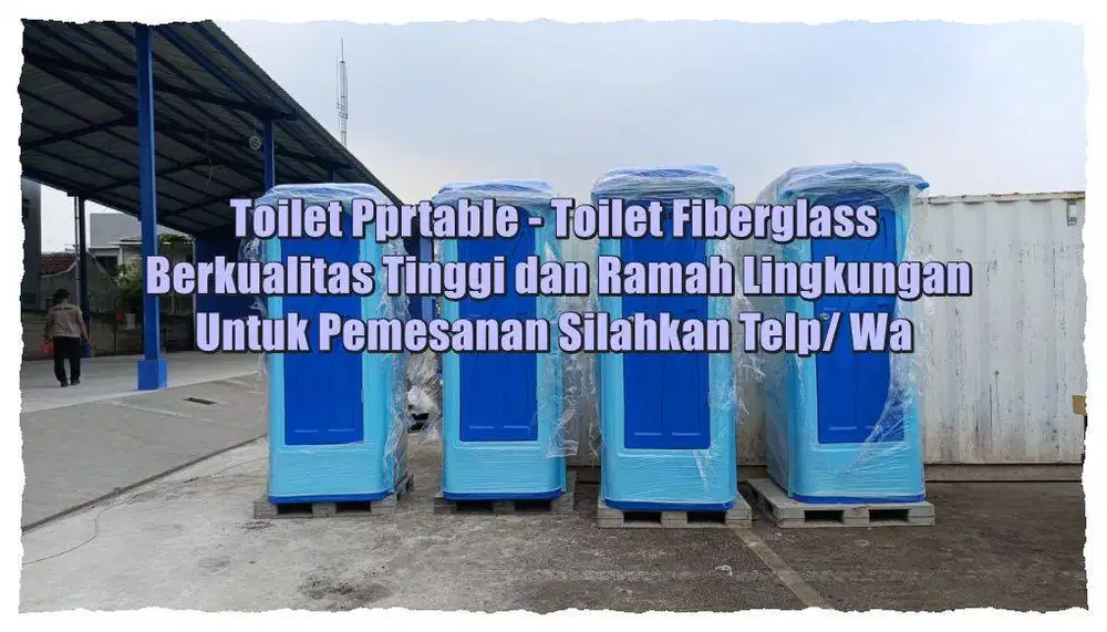 Toilet Portable,  Toilet Outdoor, WC Portable,Praktis Mudah Dipindahka