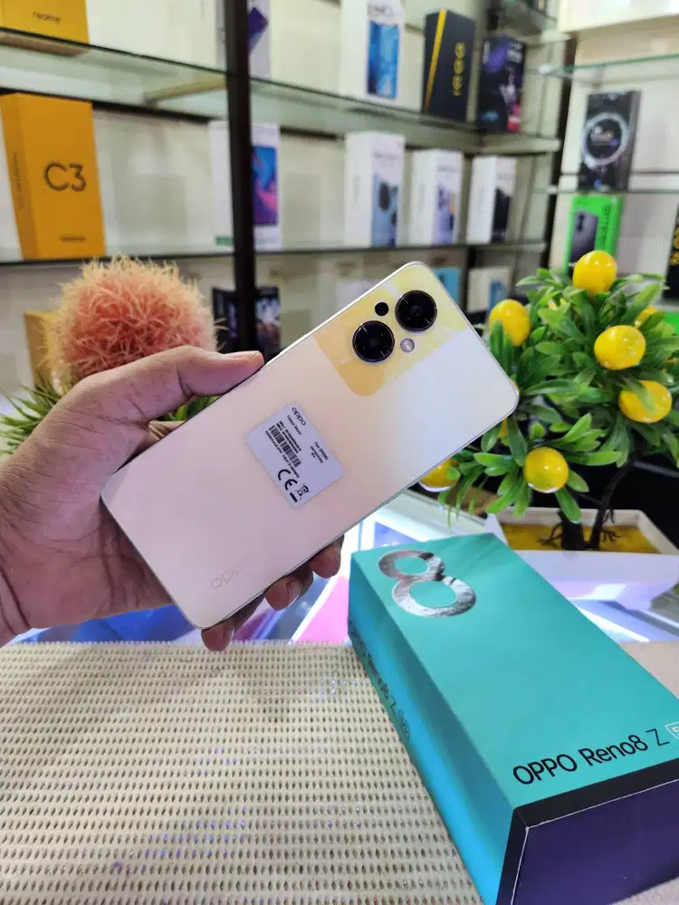 Oppo Reno 8Z 5G Ram 8+8Gb/ 256Gb Fullset Ori 100% Like New Bergaransi