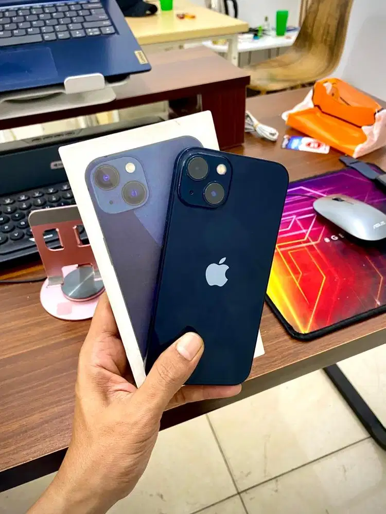 iPhone 13 128gb bh 100% jaringan permanen